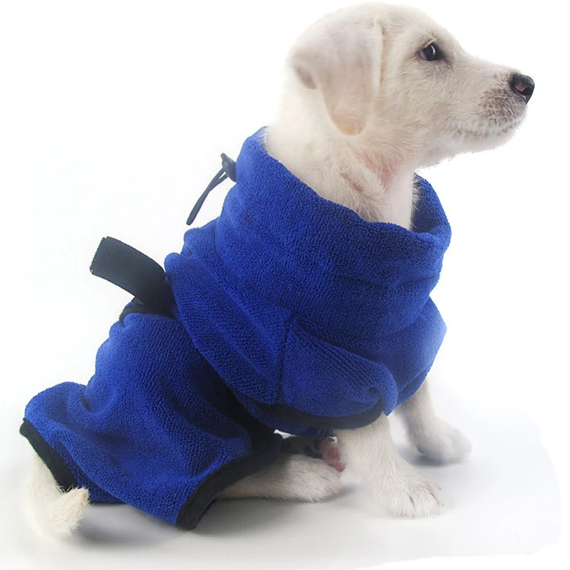Microfiber Pet Towel Super Absorbent Dog Bathrobe Quick-Dry Towels For Puppy Bath Clothes Grooming Product |