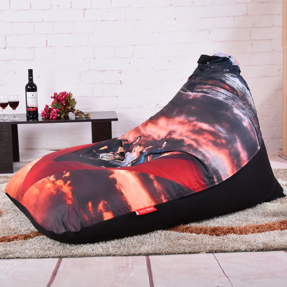 LEVMOON Beanbag кресло для дивана V-STAR сиденье Zac удобная сумка кровати без наполнителя