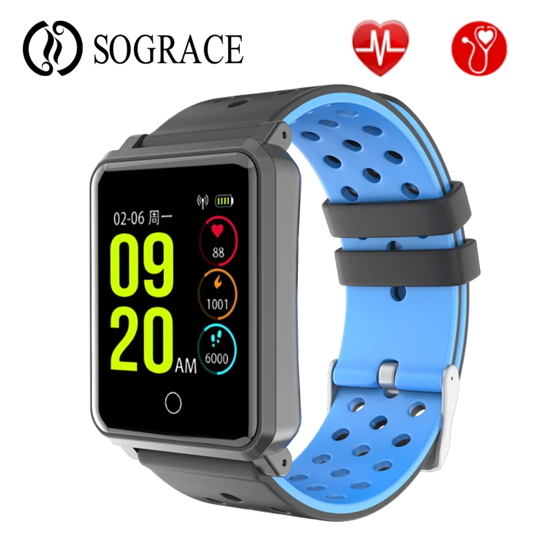 Лидер продаж умные часы кровяное наручные с измерителем давления 1 3 дюйма Цвет