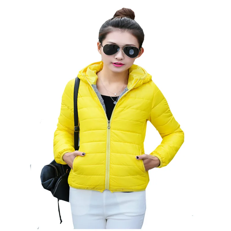 

10-color upgrade edition 2020 super warm winter parka jacket coat ladies Hooded women thin jackets Slim Short padded women