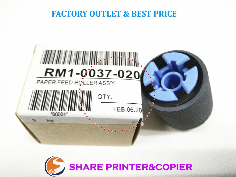 SHARE Genunine 5ps RM1-0037 RM1-0037-000 подающий ролик для HP CP3525 9000 4250 4345 4350 p4014 p4015 p4515 CM6030 M601 M602 M607 |