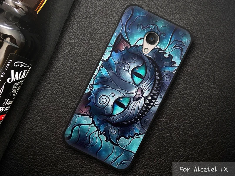 Чехол jurchen для Alcatel 1X, чехол из мягкого ТПУ силикона, задняя крышка для Alcatel 1C, чехол, funda, мультяшный принт, капа, мультфильм, 5,34