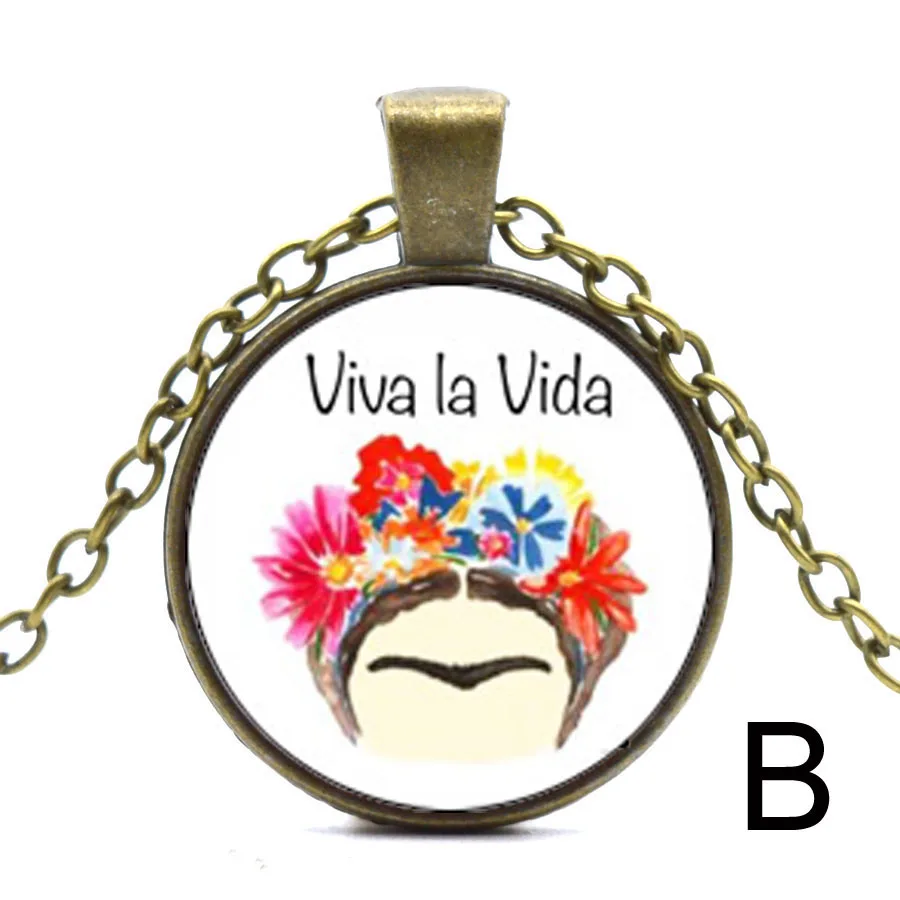 Viva la vida кулон Цепочки и ожерелья худохественное стекло кабошон ожерелье шар цепи