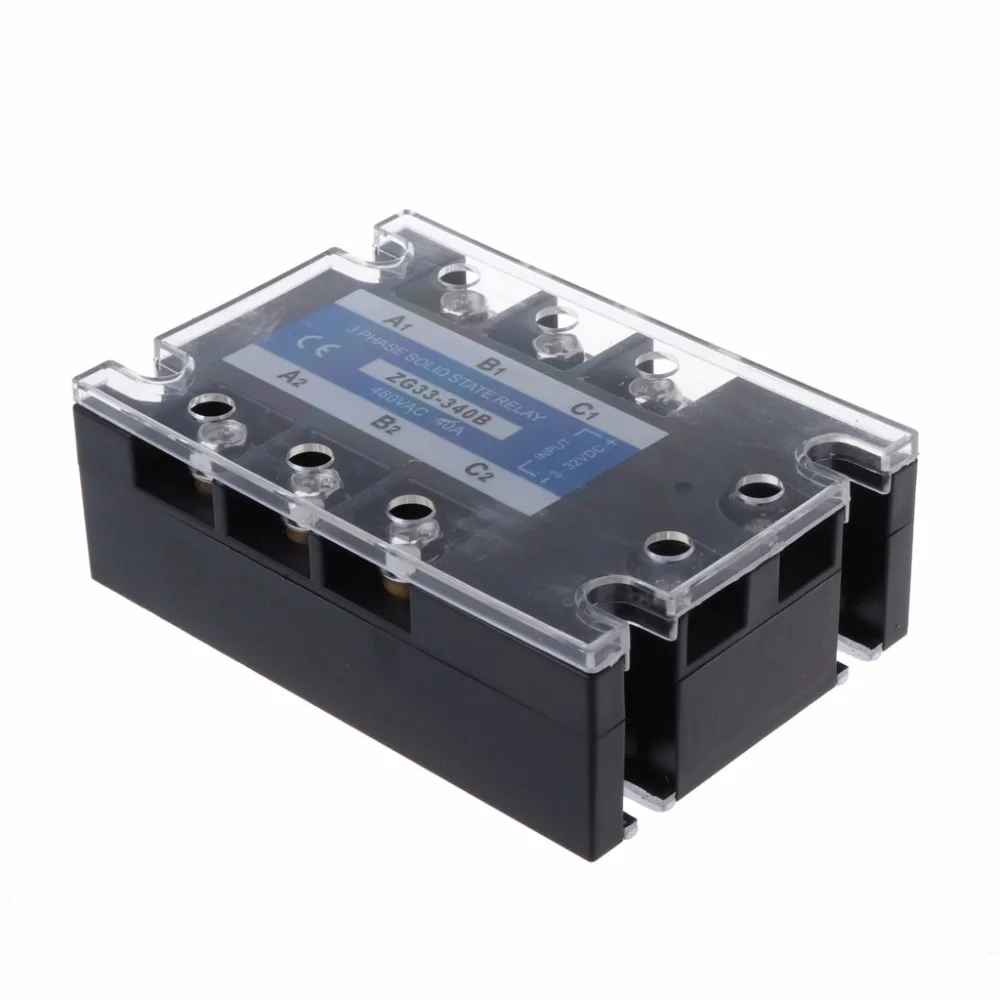 ZG33 340B 40A DC контроль AC трехфазный твердотельный релейный модуль SSR|Реле| |