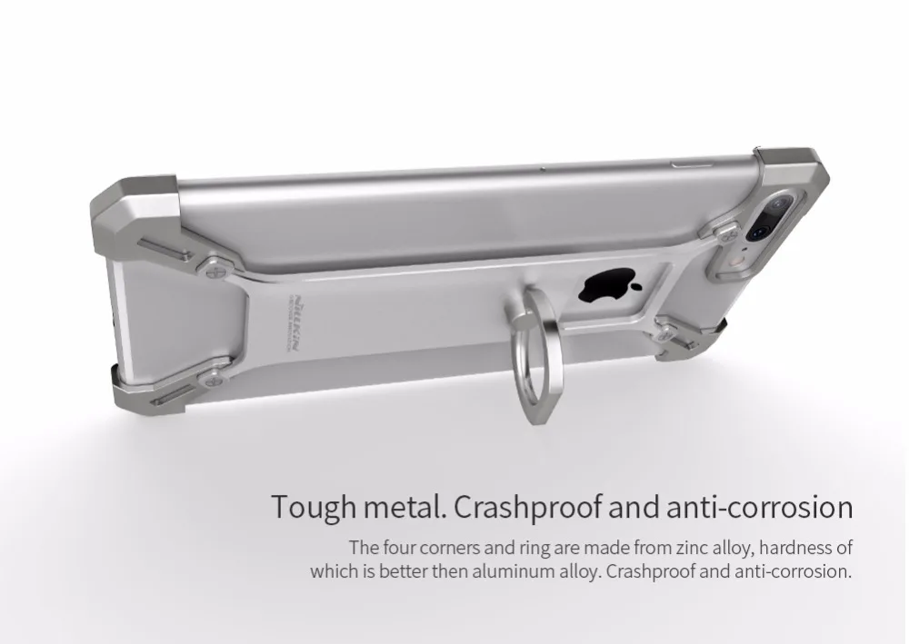 Чехол для телефона Nillkin металлический жесткий чехол-накладка в форме кольца apple