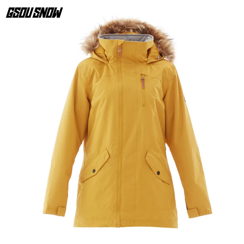 

GSOUSNOW snow suit women's singles and double edition 2018 new outdoor warm waterproof windproof ladies' ski suit