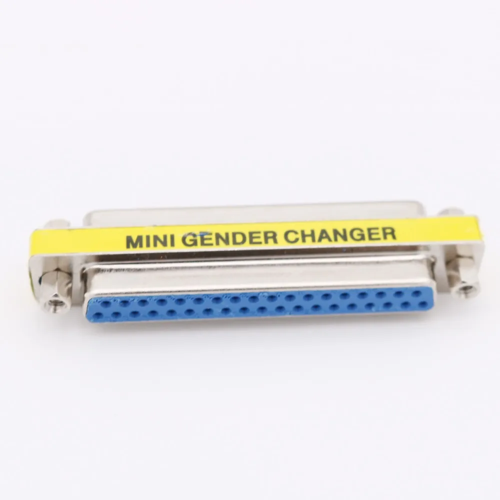 1 шт. DB37 D SUB 37 Pin 2 рядный гнездовой разъем для Female Mini Gender Changer адаптера