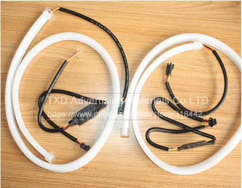 Дневные ходовые огни для стайлинга автомобиля 2 шт. 85 см гибкая светодиодная