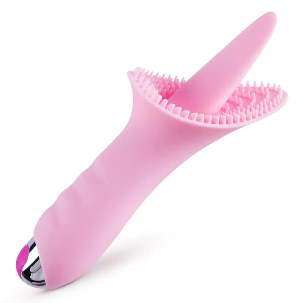 Мягкий клитор лизывающий кролик Массаж точки G водонепроницаемый бесшумный USB