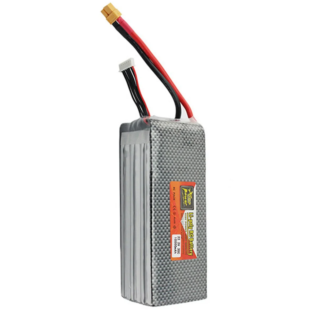 22.2 В 10000 мАч 1 шт. ZOP Батарея lipo 6 S 30C XT60 T EC5 XT90 для DJI Phantom s900 S1000 Радиоуправляемый