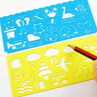 paint learning notebook cartoon pattern ruler graphic drawing tool board plastic unisex special offer 2021