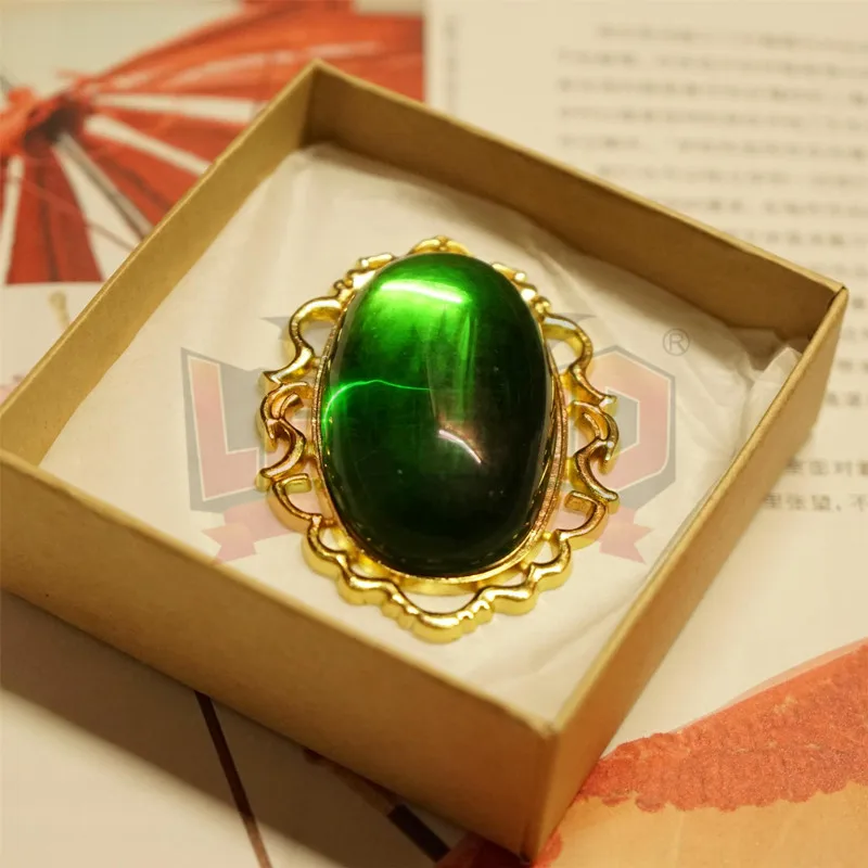 Фиолетовое ожерелье с зеленым кулоном для косплея Evergarden|necklace cosplay|necklace necklacenecklace