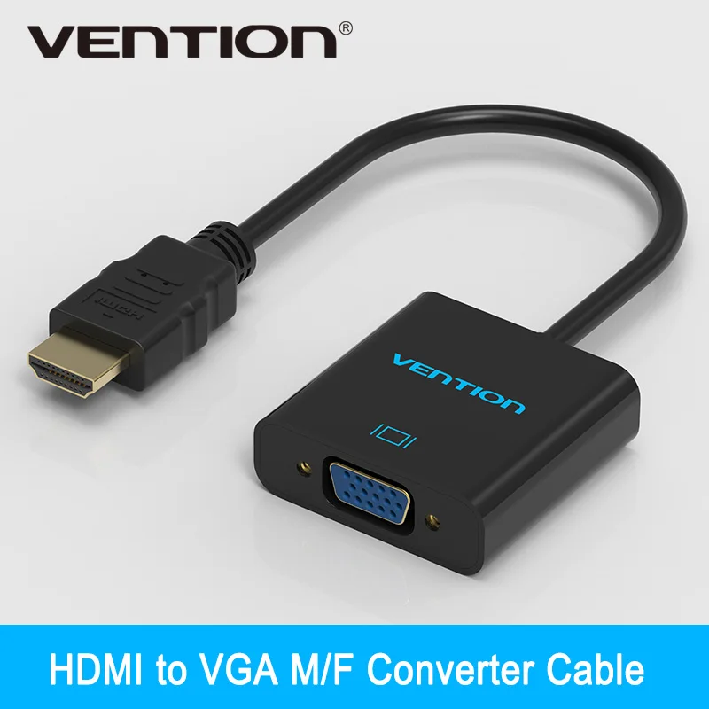 Адаптер Vention HDMI VGA цифро аналоговый аудио конвертер M/F видео кабель для Xbox 360 PS3 PS4 PC