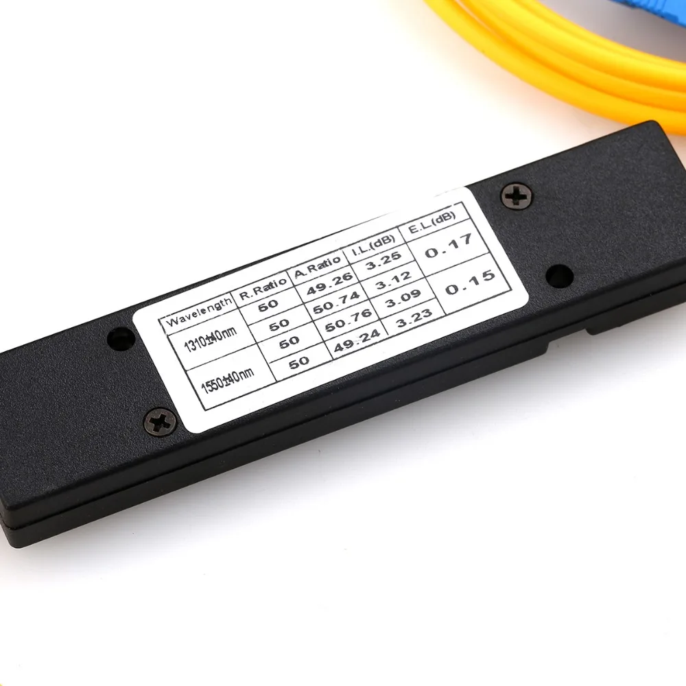 Бесплатная доставка одномодовый сплиттер LC/UPC 1x2 PLC волоконно оптический