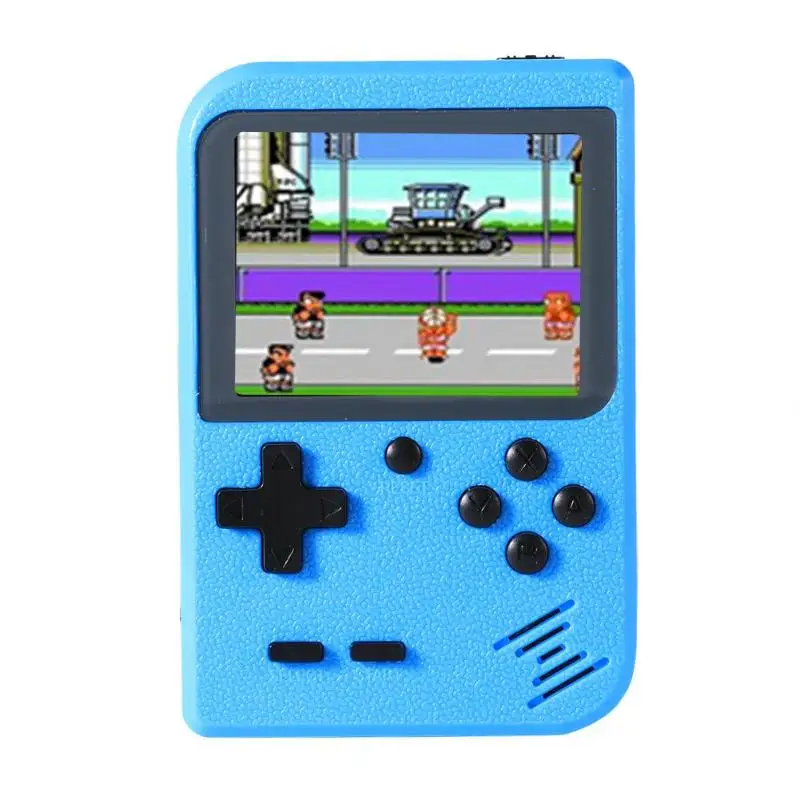 Синий 8 бит игровая консоль ретро мини карманный портативный игровой плеер 3,0 дюймов Встроенный 400 классические игры для ребенка Ностальгический плеер - Цвет: Синий