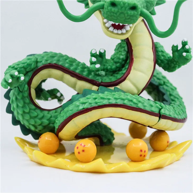 Зеленый Аниме 15 см Dragon Ball Z Черный Дракон шернон Shenlong ПВХ фигурка Коллекционная модель игрушки