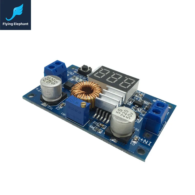5А 75 Вт DC ADJ. Понижающий модуль питания + Вольтметр дисплей Калибровка в 4 0 38 в/выход