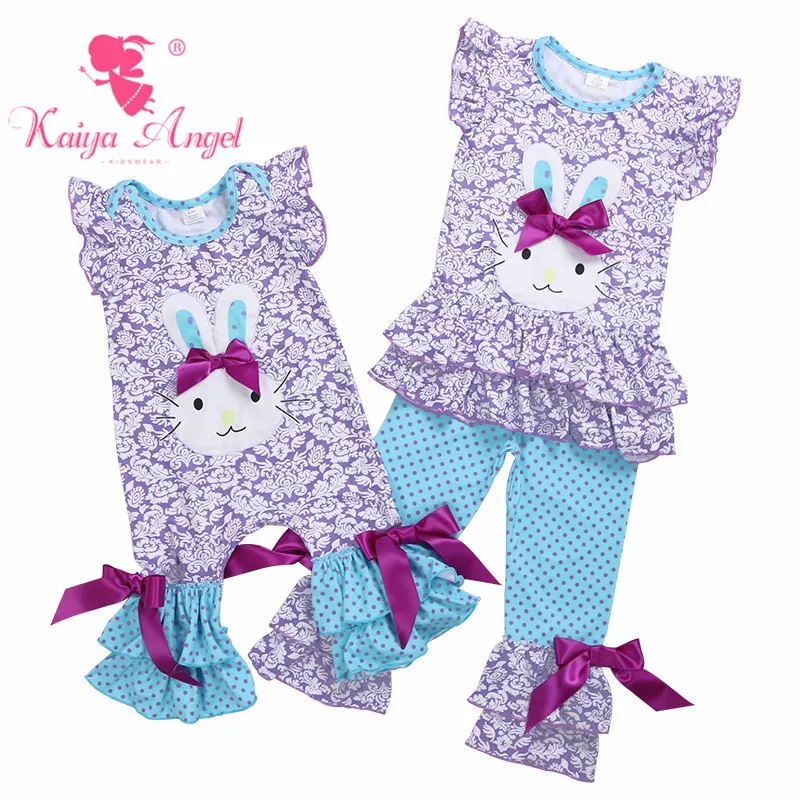 Kaiya Angel/Изысканная одежда с фиолетовым бантиком для малышей детский спортивный