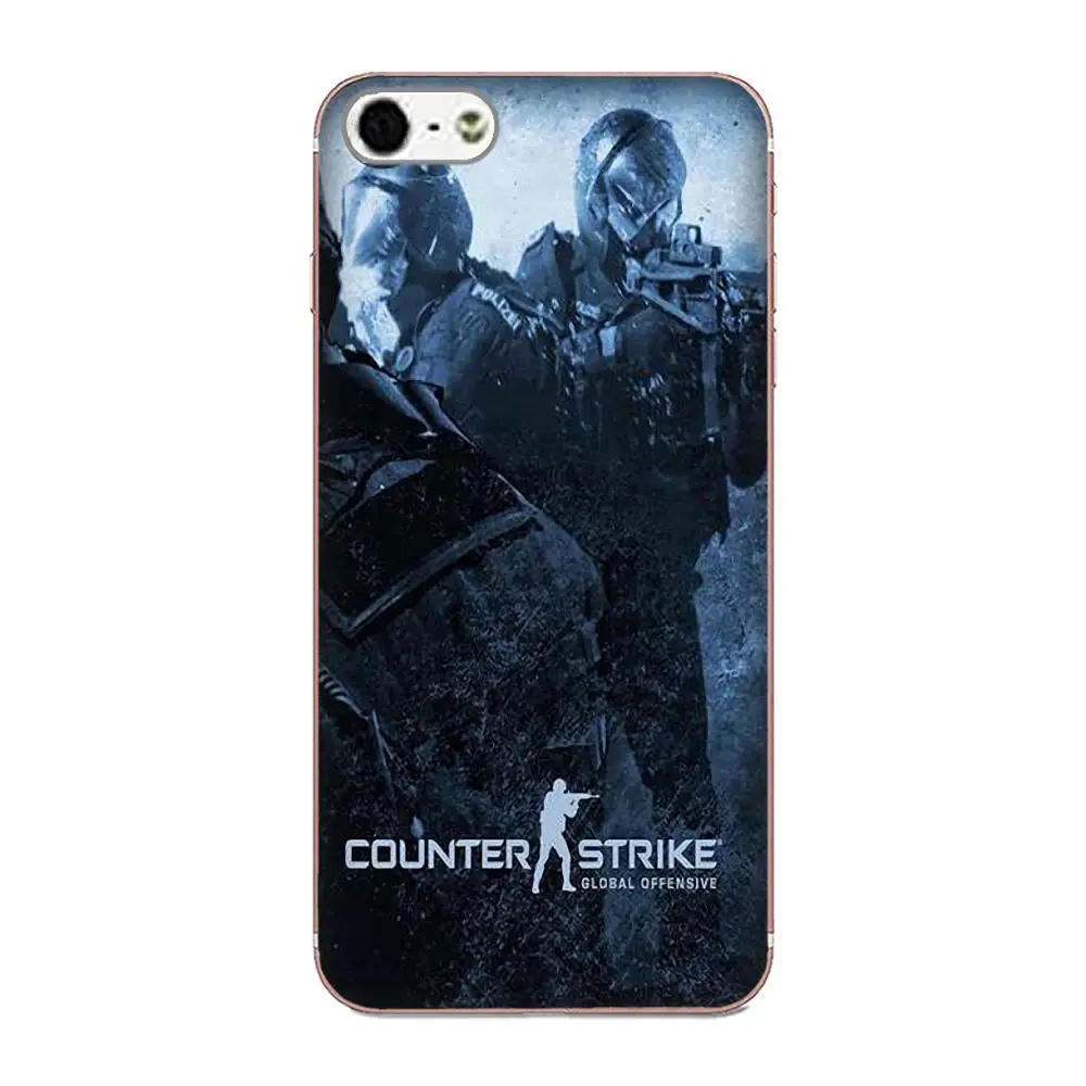 Мягкие силиконовые ТПУ прозрачные защитные чехлы для телефонов Counter Strike Cs Go Xiaomi