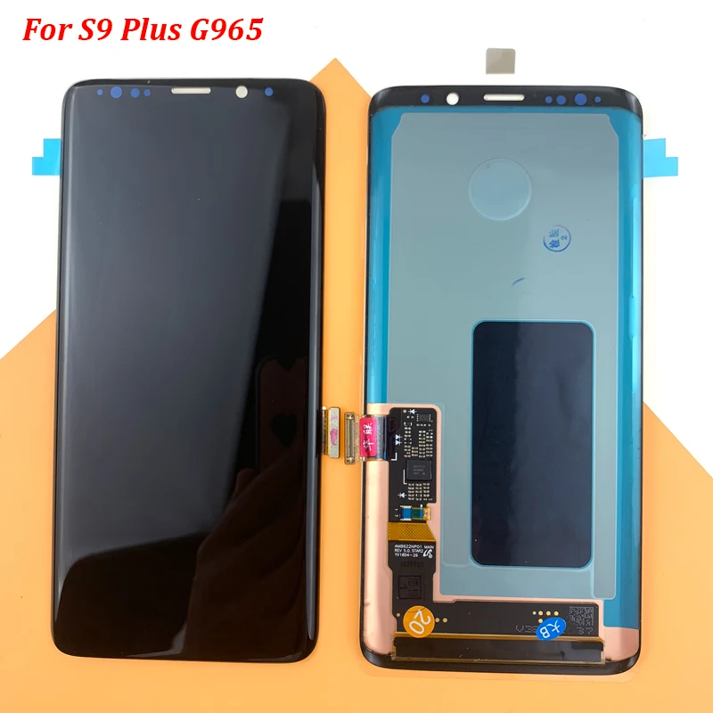 ЖК-дисплей с рамкой для SAMSUNG Galaxy S9 дисплей S9+ Plus G960 G965 сенсорный экран дигитайзер с инструментами 1 шт
