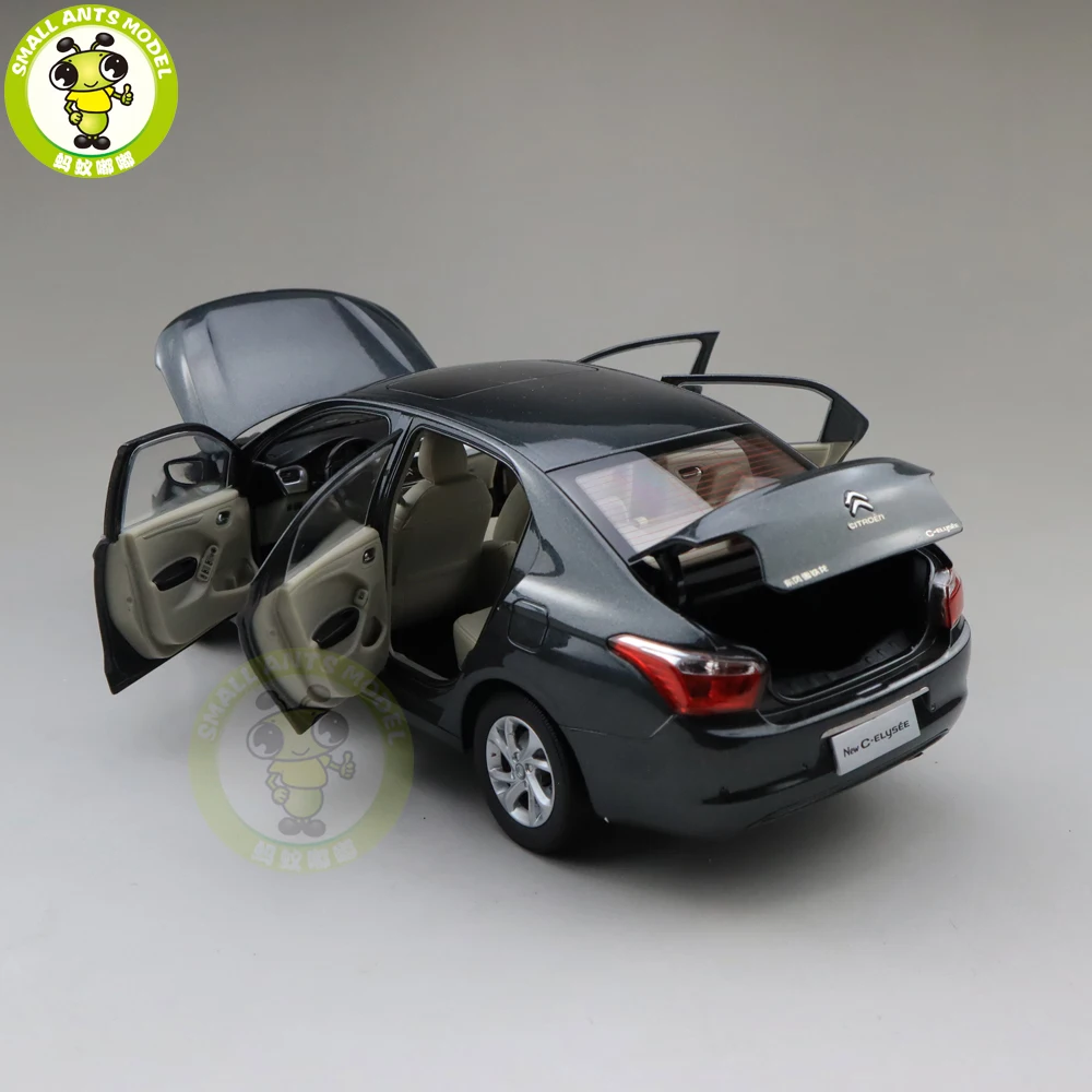 1/18 Citroen C-Elysee CElysee литая модель автомобиля игрушки дети мальчик девочка подарки на день рождения серый