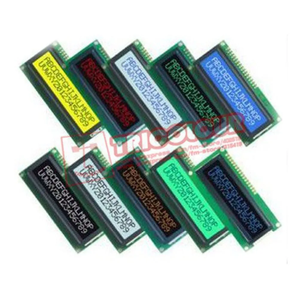 HoBiMart 1 * 1602A ЖК модуль 16x2 символьный дисплей черный экран белый персонаж подсветка