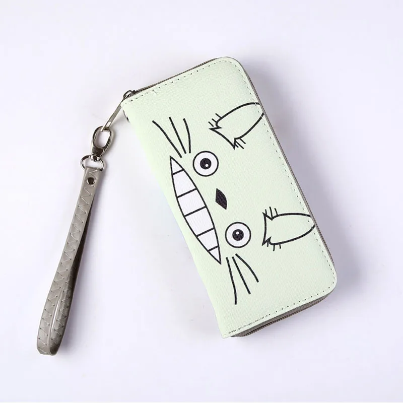 Totoro-2 Мужской Длинный кошелек, аниме, японский Гуль, Kaneki Ken, клатч, кошелек на молнии - Цвет: Totoro-2