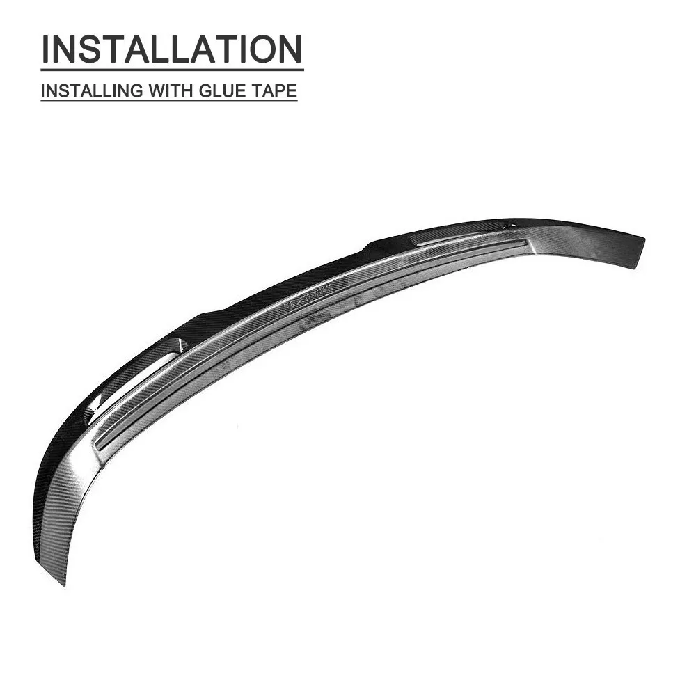 Углеродного волокна крыша окно спойлер для Alfa Romeo стельвио 2017 2018|Спойлеры и