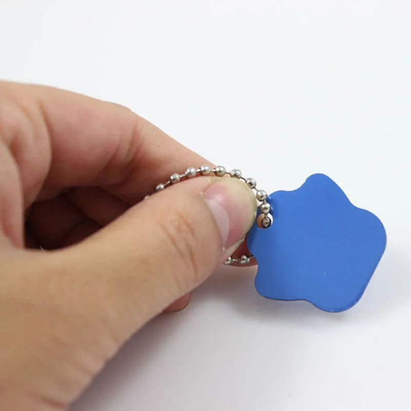 Оптовая продажа 100 шт. без рисунка сделай сам идентификационная бирка для домашних животных именная собаки