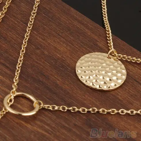 Новый Дизайн Многослойный Набор Punk Gold Angel Wings Стрелки Collares Ожерелье 1P17 | Украшения