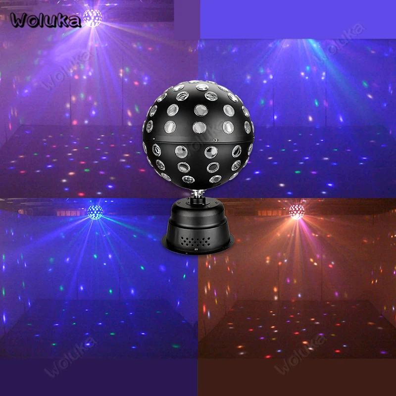 Большой диско шар дистанционное вращение Волшебный на 360 градусов светодиодный