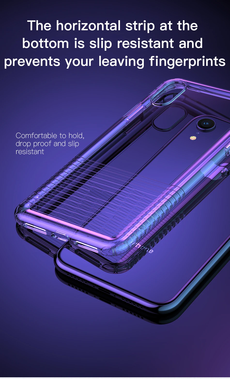 Градиентный телефонный чехол Baseus для iPhone Xs Max, Xr, X, S, R, Xsmax, противоударный мягкий силиконовый чехол-накладка для iPhone X, Max, Fundas