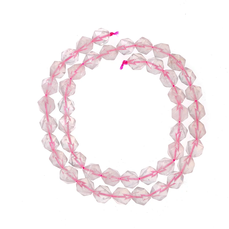 

6mm 8mm 10mm 12mm AAA Grade Faceted pink rose quartzs Beads Natural Stone Beads DIY Loose Strand Beads Jewelry Making Perles