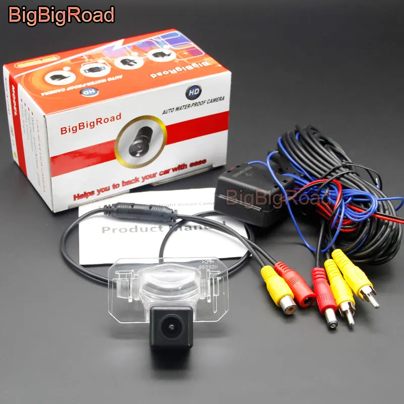 Series 2 Power Relay BigBigRoad автомобиля ПЗС-камера заднего вида для Honda Civic 8th MK8 CIIMO 2006-2011 2012 2013 Accord City 2008 2009 2010 освобождается Fit - Название цвета: Series 2 Power Relay