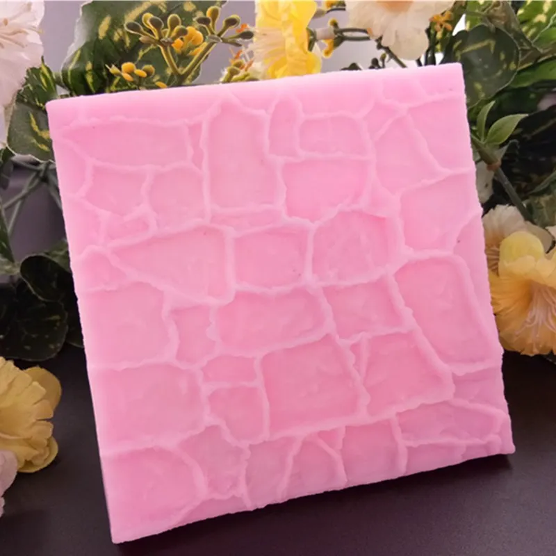 1 шт. творческий булыжник камень кирпичная стена впечатление коврик для выпечки