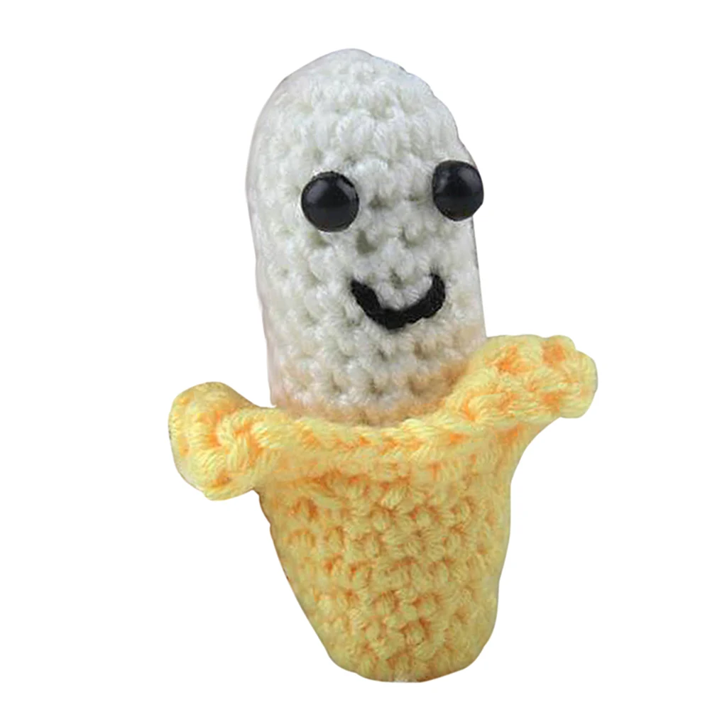 Ручной работы DIY Банан Кукла игрушка набор для вязания крючком Amigurumi набор для детей начинающих ремесел