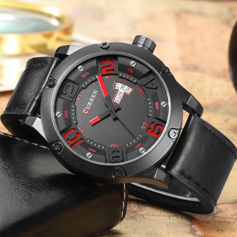 Новые оригинальные мужские часы Curren Лидирующий бренд роскошные кварцевые