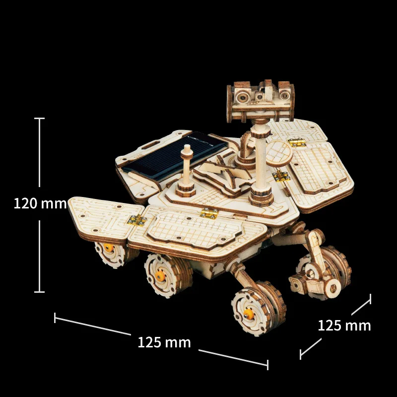 Moon Buggy curience Spirit Дискавери Ровер подвижные 3D деревянные головоломки игрушки забавные Обучающие, развивающие дома деко модель здания
