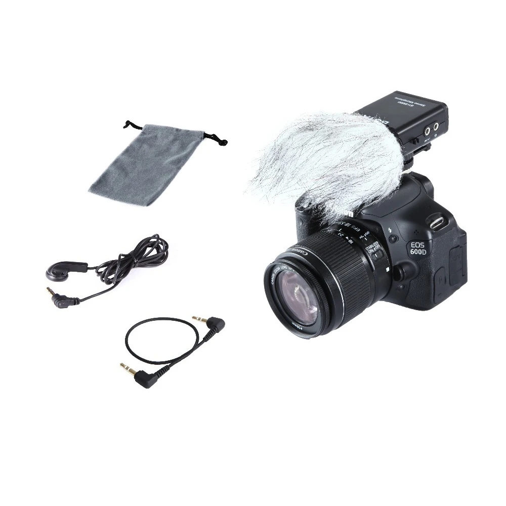 Fomito BOYA BY-SM80 стерео видеомикрофон с ветровым стеклом для камеры Canon Nikon DSLR