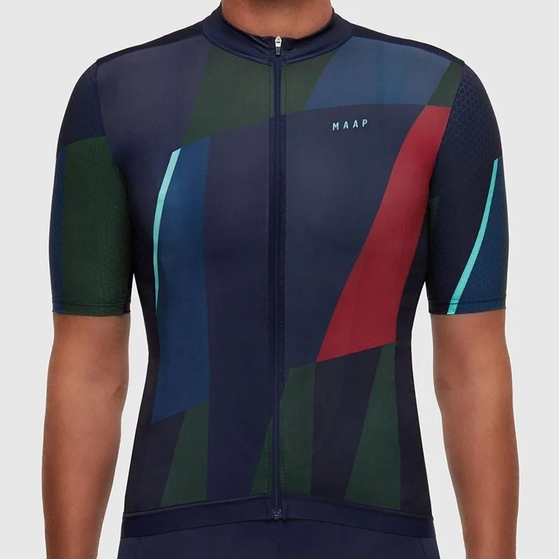 13 MAAP new arrival simple ventilation thin Cycling Jerseys Summer bike riding clothing tops quick dry camisetas de ciclismo - Цвет: 13