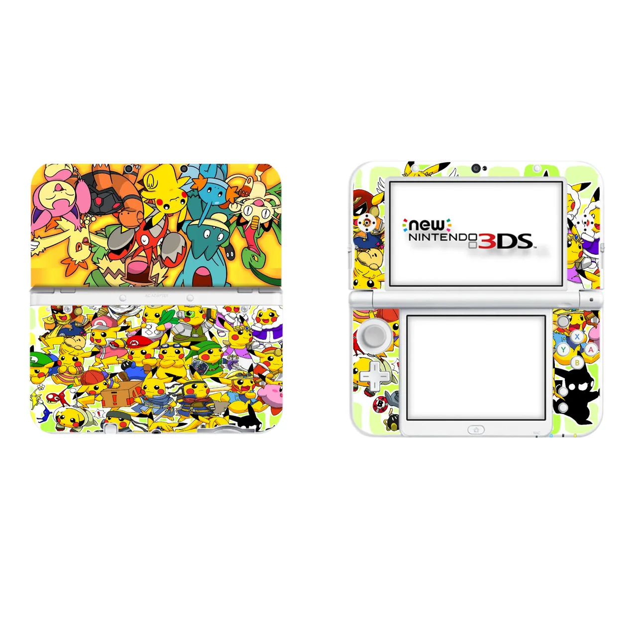 Для Pokemon GO Пикачу виниловая накладка наклейка Кожа Наклейка для NEW 3DS XL Скины Наклейка s для NEW 3DS LL виниловая кожа Наклейка протектор