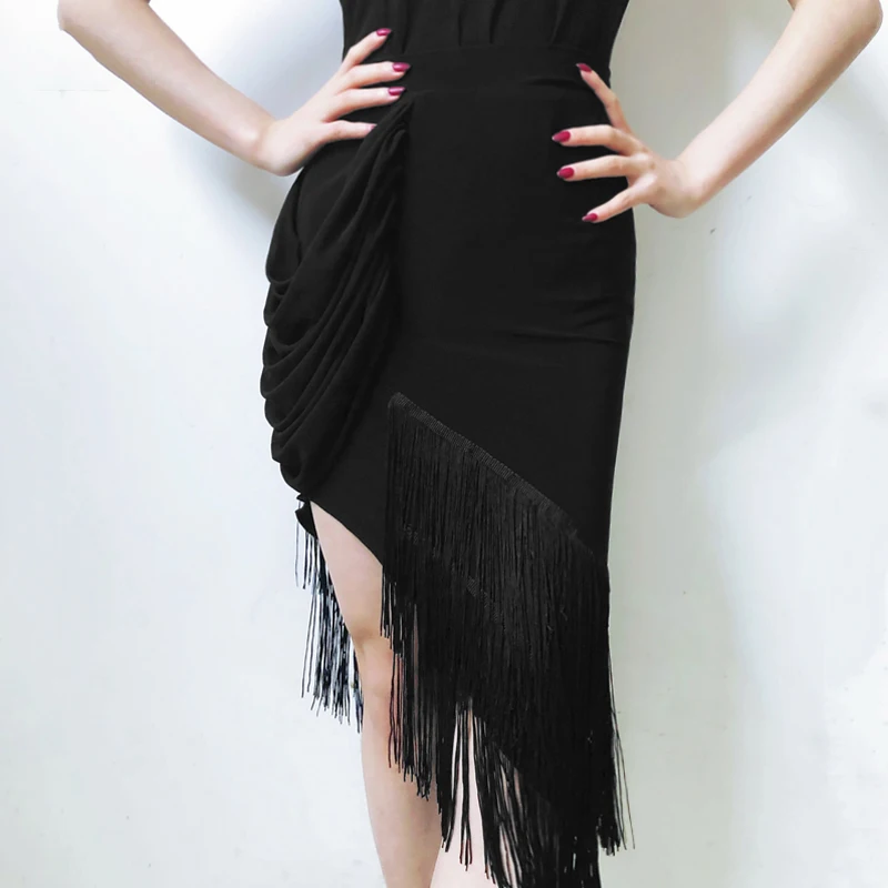 Юбка женская для латиноамериканских танцев тренировочная одежда взрослых