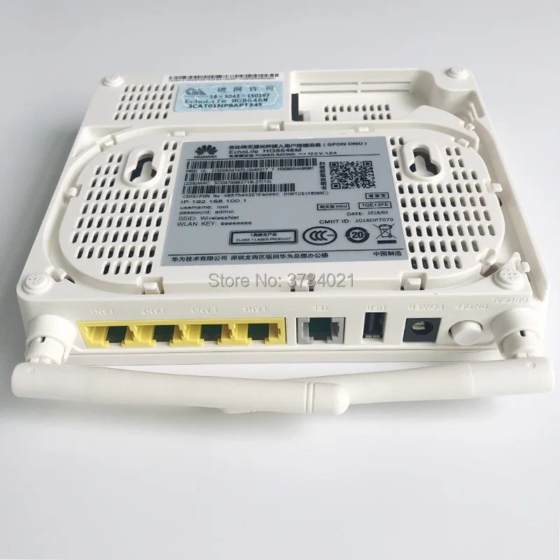 Доставка DHL 40 шт. Huawei GPON ONU HG8546M ONT 1GE + 3FE 1TEL 1USB WIFI SC UPC 100% Оригинальный Новый