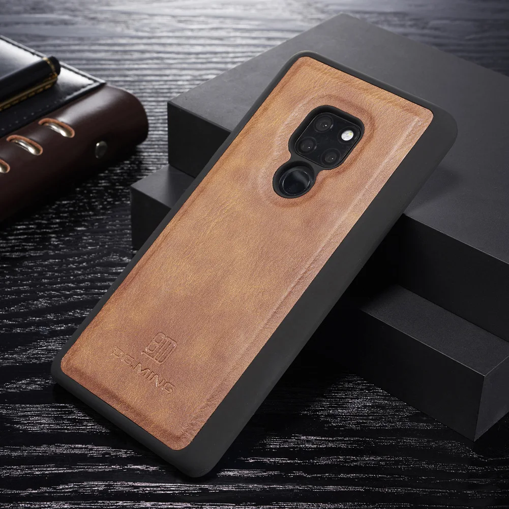Кожаный чехол в стиле ретро для huawei P20 Pro P30 Lite mate 20 mate 20 30 Pro P smart с отделением для карт, чехол-бумажник с магнитной застежкой