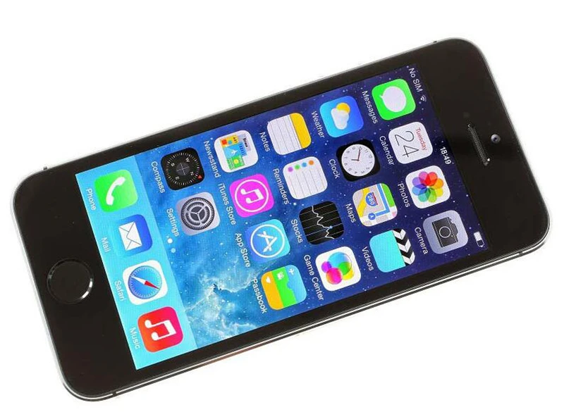 Apple iPhone 5S разблокирован 16 Гб/32 ГБ rom 8MP камера 1136x640 пикселей wifi gps Bluetooth сотовый телефон многоязычный
