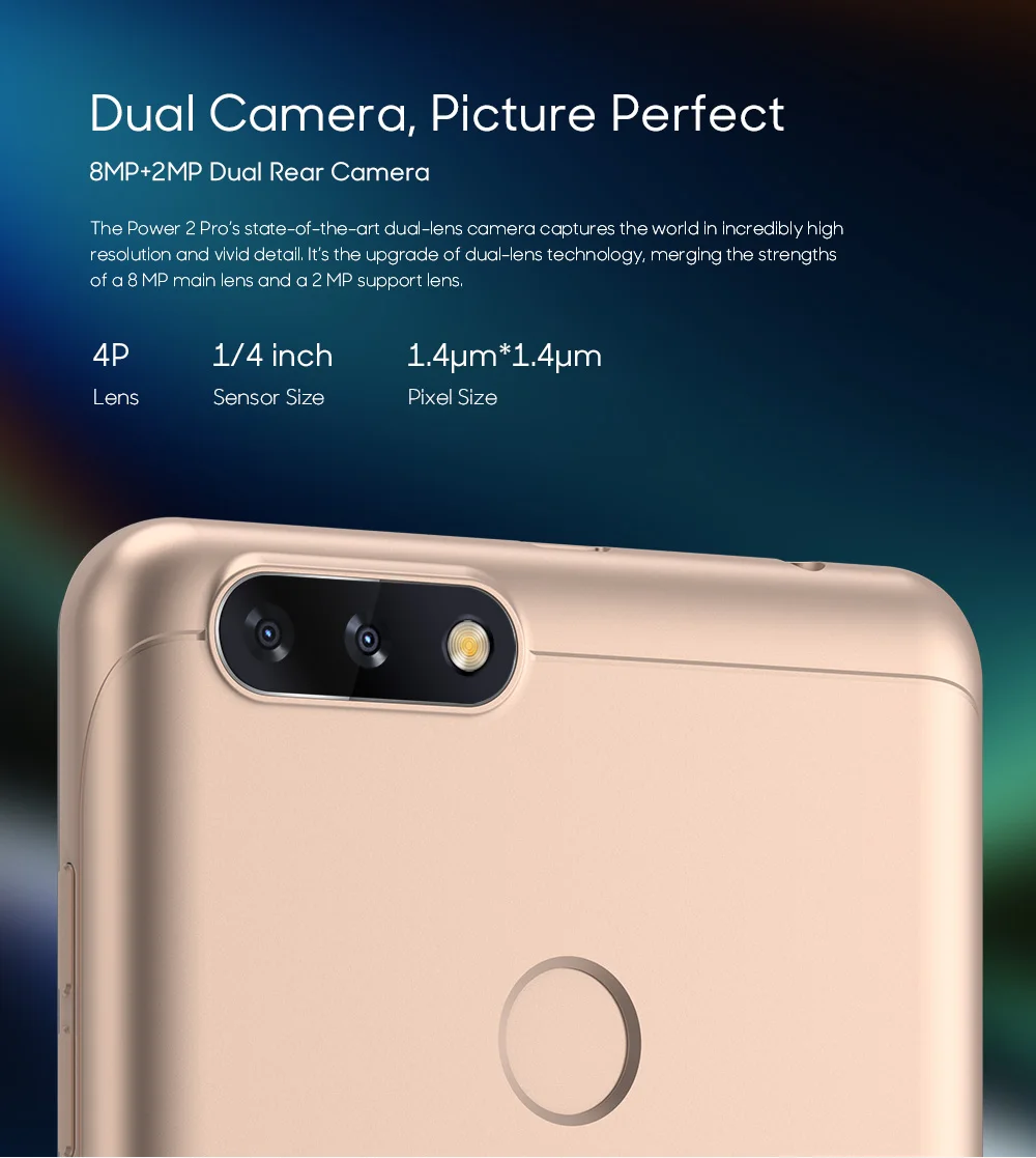 LEAGOO POWER 2 Pro 5 &quotHD Мобильный телефон Android 8 1 MTK6739 четырехъядерный ГБ 16 4000 мАч Лицо ID 8MP