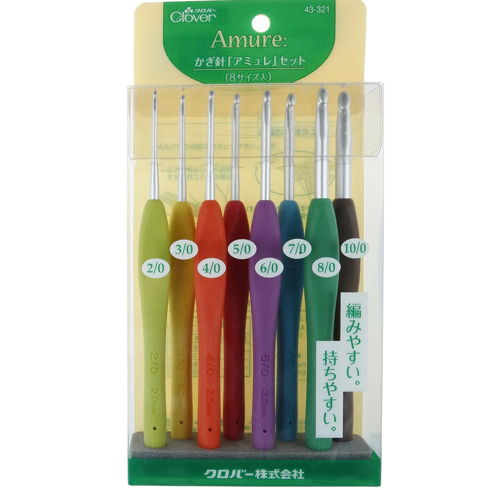 Двузначный цветной комплект крючков для вязания ткацких инструментов