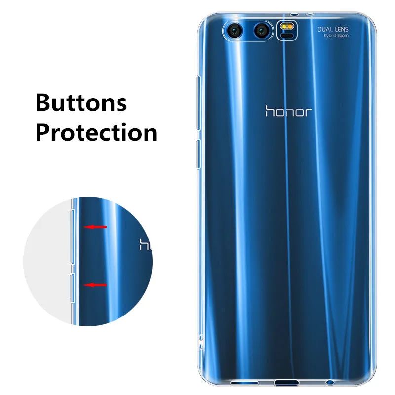 for Huawei honor 9 case silicon honor9 back cover soft TPU transparent phone capas MOFi original |