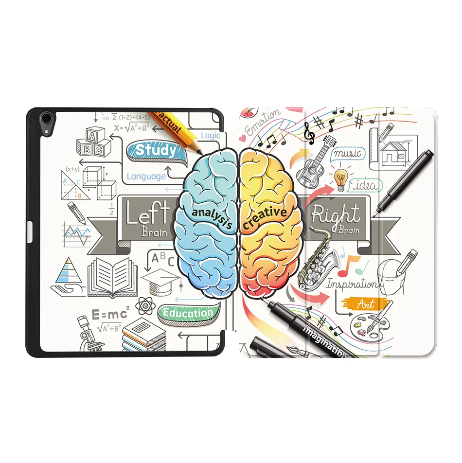 IPBC08 MTT для iPad Pro 12,9 дюйма Чехол тонкий из искусственной кожи флип стенд Умный чехол мультфильм планшет для надписей чехол с карандашом - Цвет: IPBC08