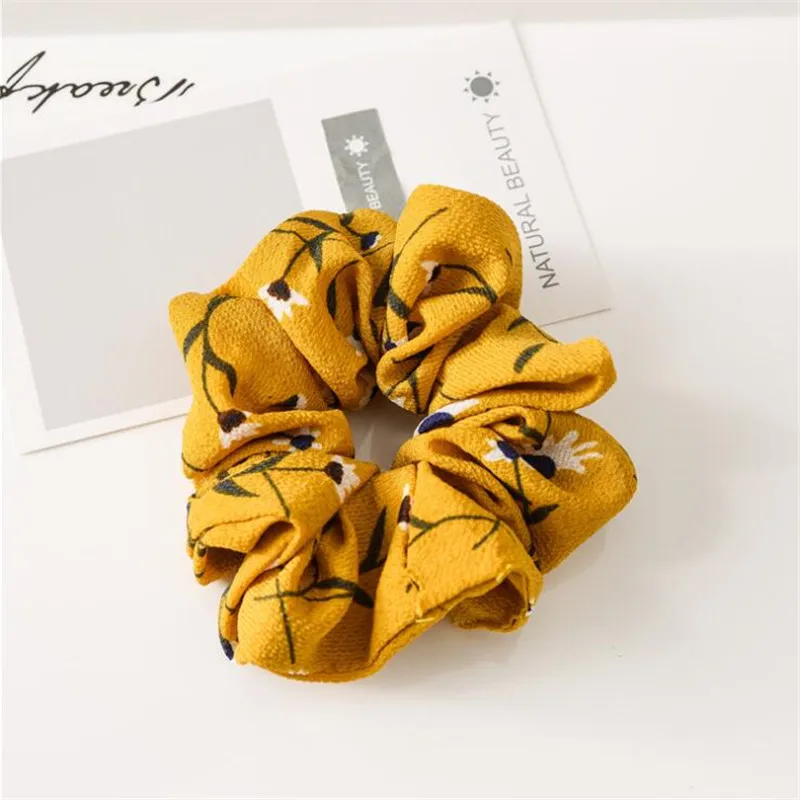 1 шт., модные женские блестящие цветочные резинки для волос, эластичная резинка для волос, держатель для конского хвоста, эластичная резинка для волос для женщин, аксессуары для волос